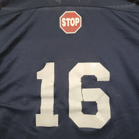 Vintage Alpha AHL Jersey Extra Large Blue Mesh Arch Hockey 90s‎ Sportswear - Picture 9 of 12